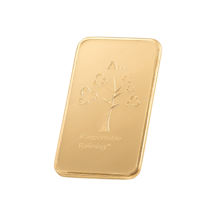 Metalor - 1 gram guldbarre stanset - Image 4