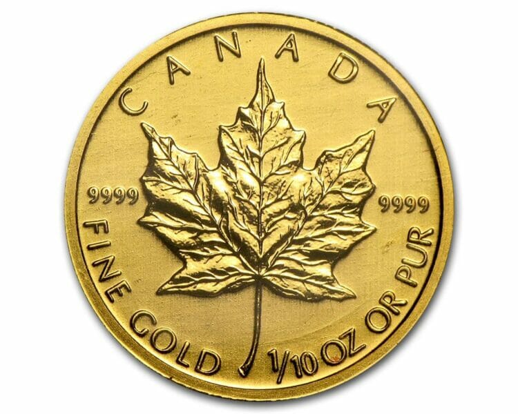 1/10 oz Maple Leaf