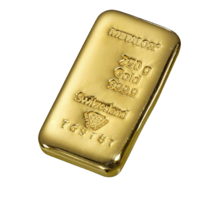 250 gram metalor støbt