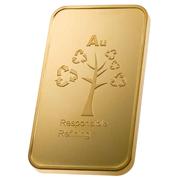 Metalor - 50 gram guldbarre stanset - Image 4