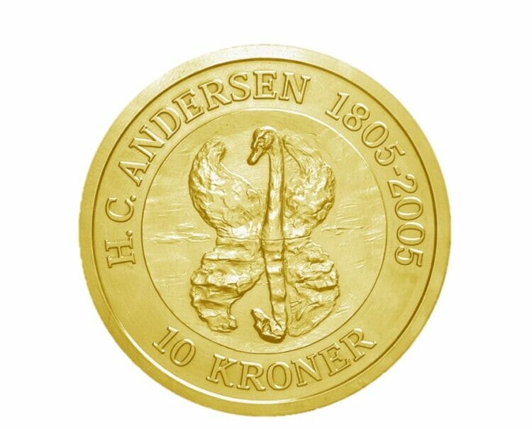 H.C. Andersen Mønt Den Grimme Ælling