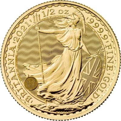 1/2 brittania guldmønt