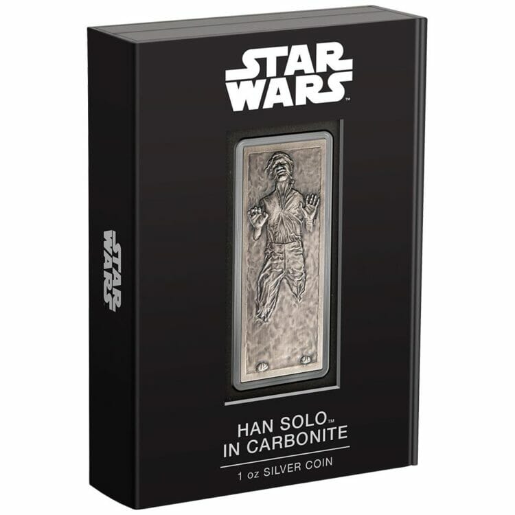 Han Solo™ - 1 OZ Star Wars™ - Carbonite Bar - Image 2