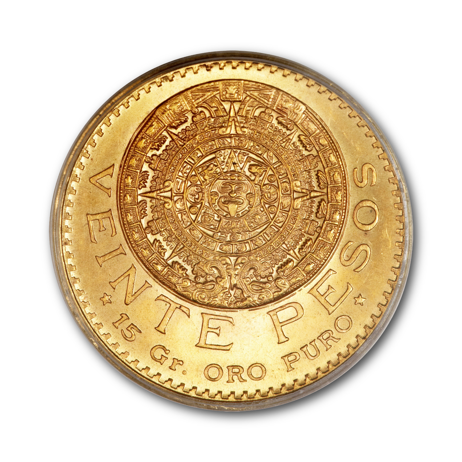 Mexikansk 20 Pesos Guldmønt