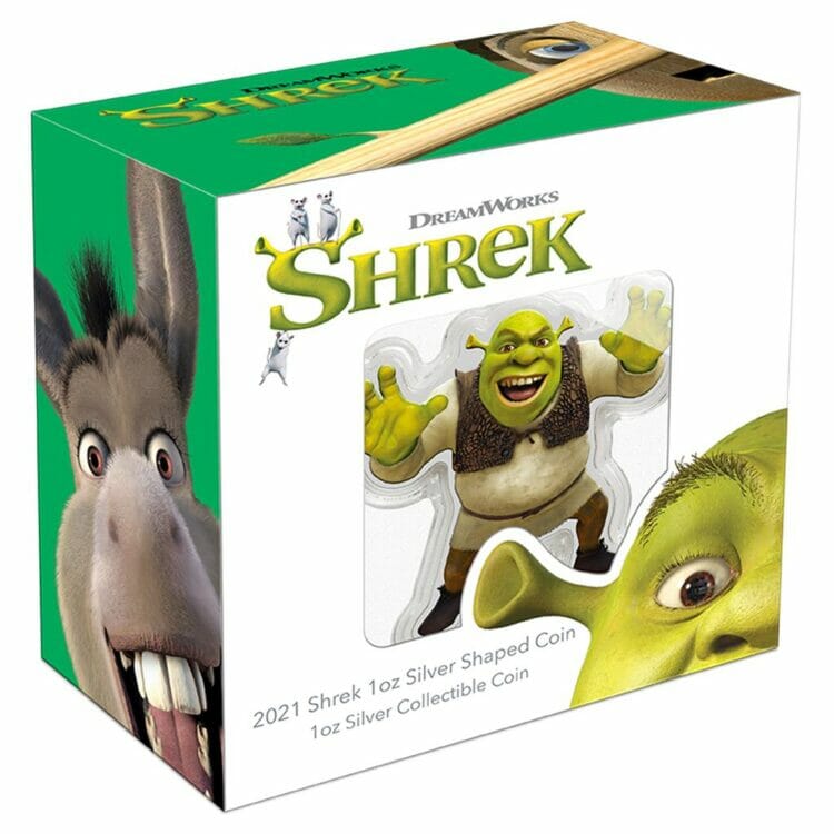 Shrek mønt æske