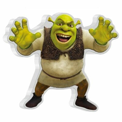 Shrek sølvmønt