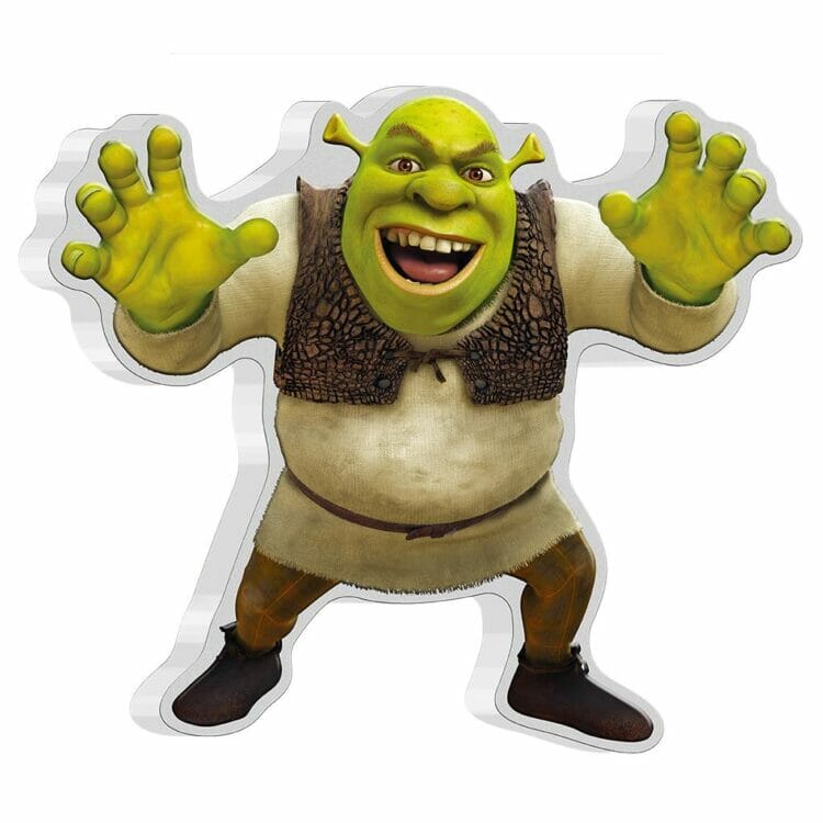 Shrek sølvmønt
