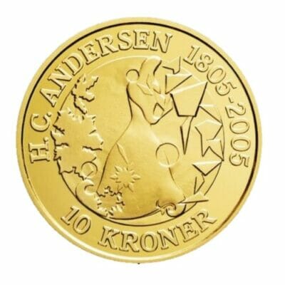 H.C Andersen mønt snedronningen