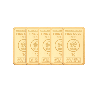 5x1 gram Heimerle+Meule