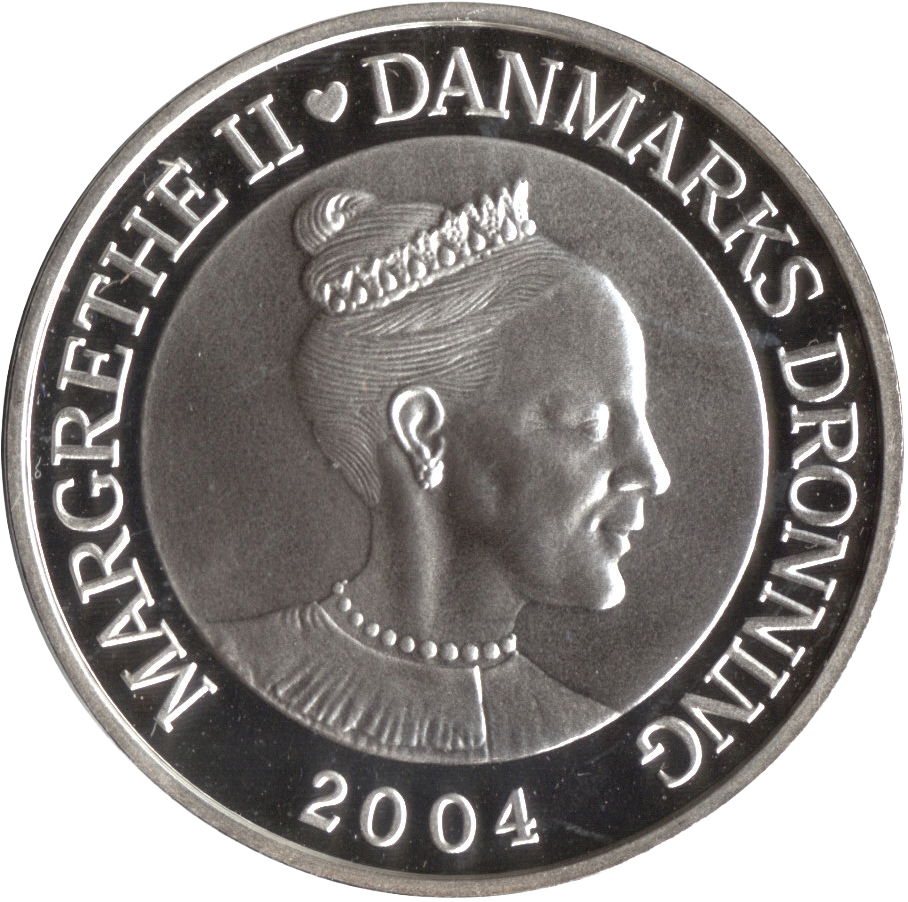 Sølvmønt - Erindringsmønt 1 oz fra kronprinsparrets bryllup i 2004 - Image 2