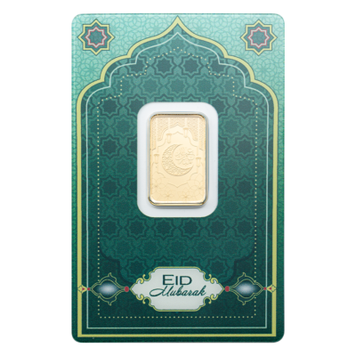 PAMP Suisse Eid Mubarak guldbarre forside