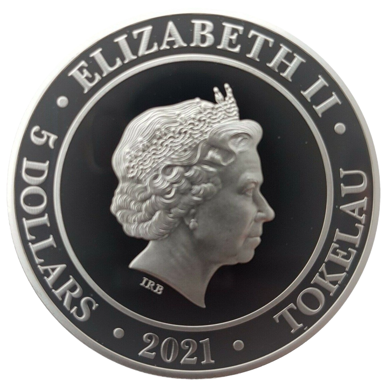 Goddess Europa Sølvmønt - 5 dollar Elizabeth II - 1 Oz - Image 2