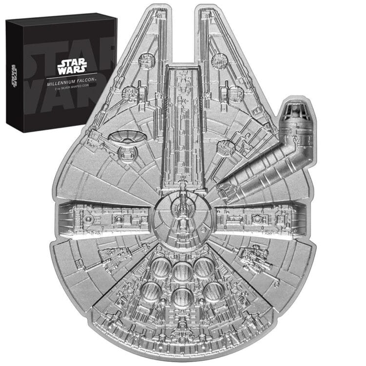 Star Wars millenium falcon mønt