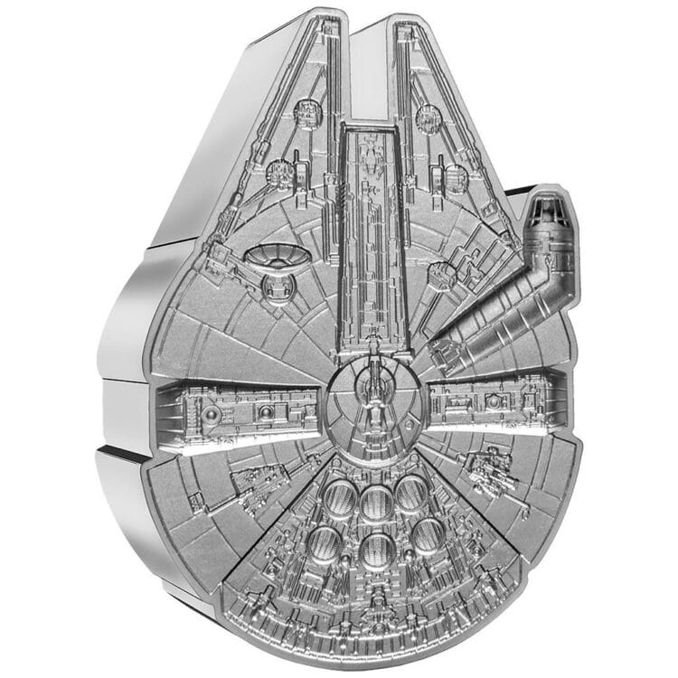 Star Wars millenium falcon mønt