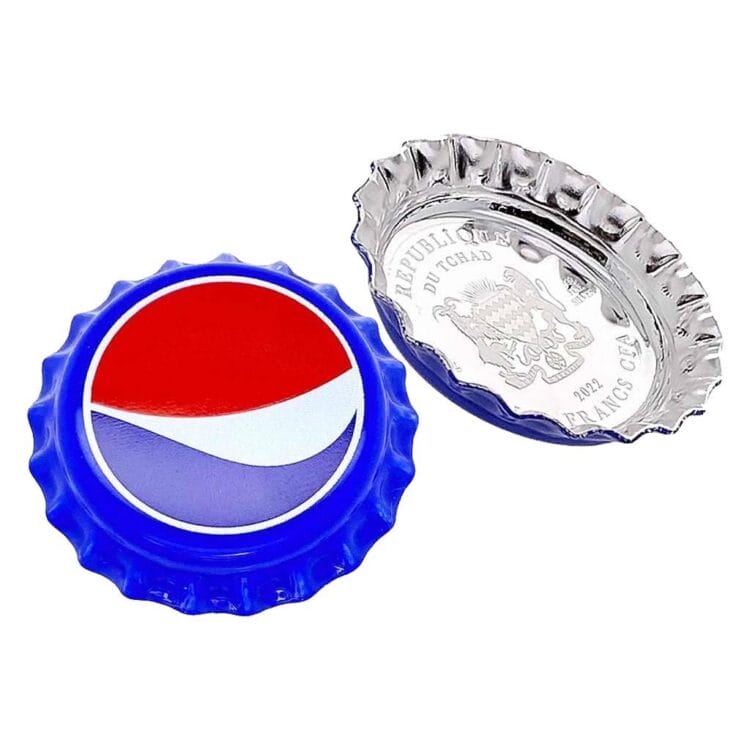 PEPSI® - Kapsel i sølv - 6g