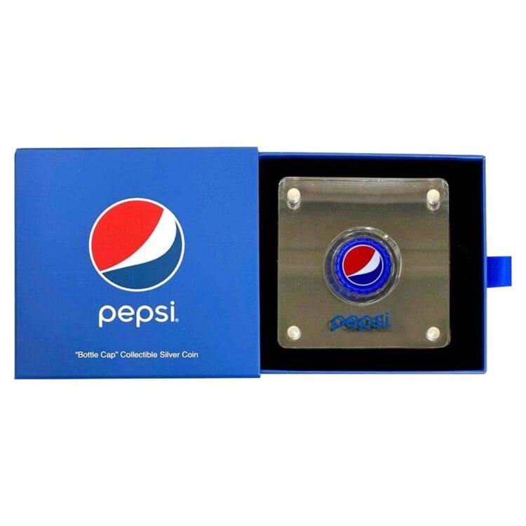 PEPSI® - Kapsel i sølv - 6g