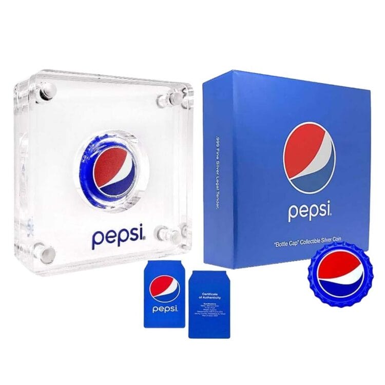 PEPSI® - Kapsel i sølv - 6g