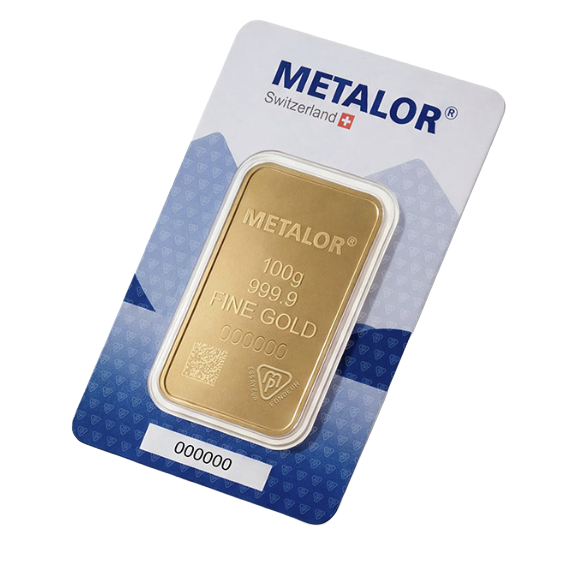 100 gram metalor stanset