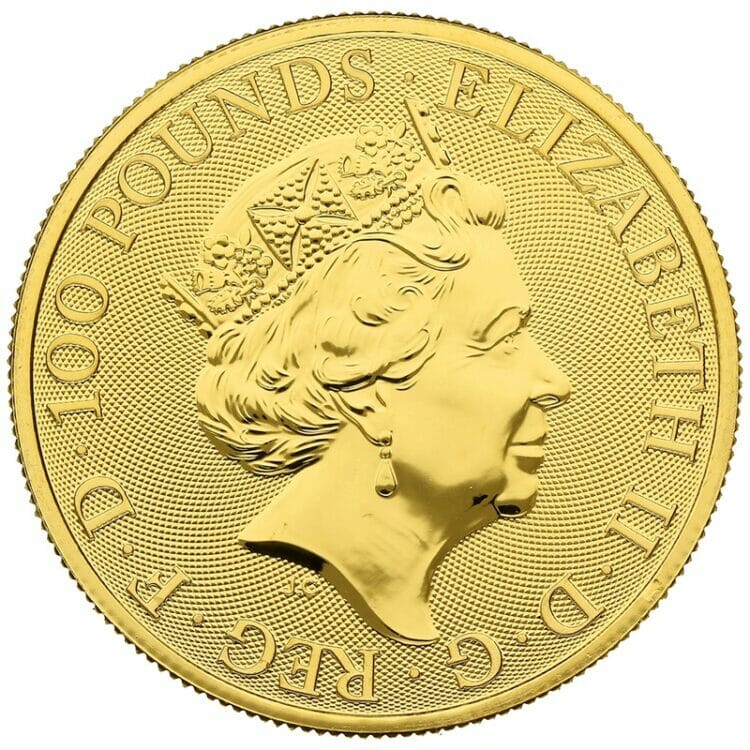 1 oz Queen's Beast - White Greyhound of Richmond - Image 2