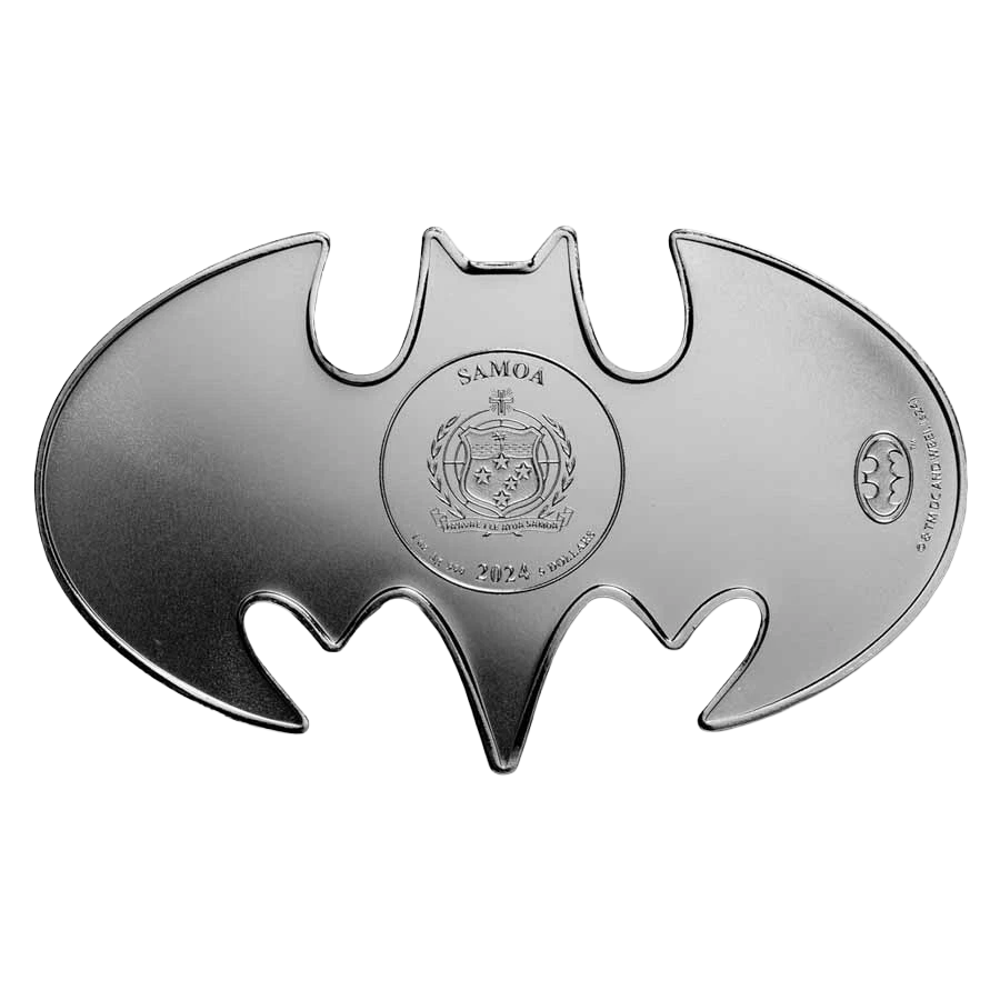 Batman Batarang Sølvmønt - 1 oz